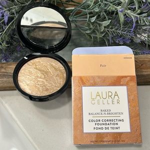 Laura Geller Baked Balance-n-Brighten color correcting foundation.